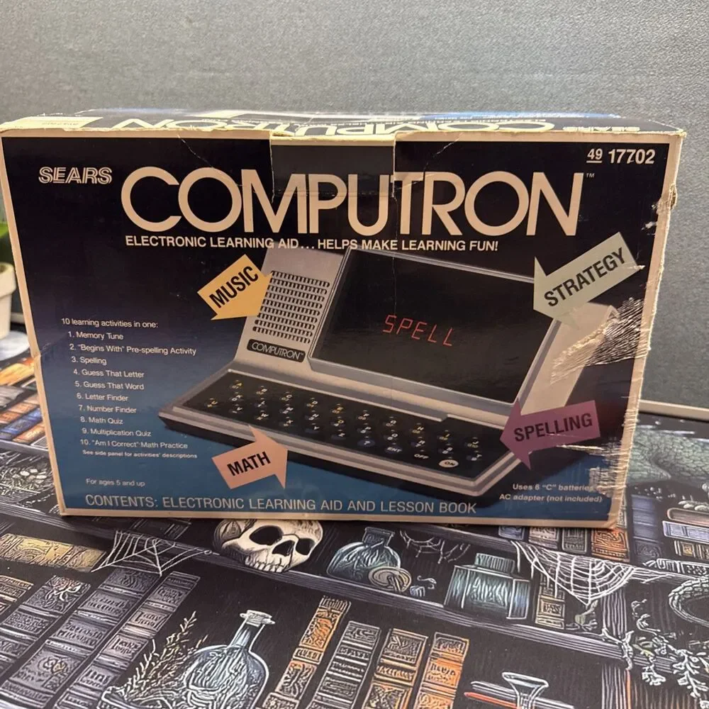 VTG Computron Electronic Learning Aid Sound Effects Keyboard Spelling Music Math
